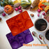 2 Pack Halloween Silicone Cake Molds Skull Pumpkin Ghost Bat Silicone Mold for Aromatherapy Candles Chocolate Candy Gummy Crayon Soap Cake Cupcake...