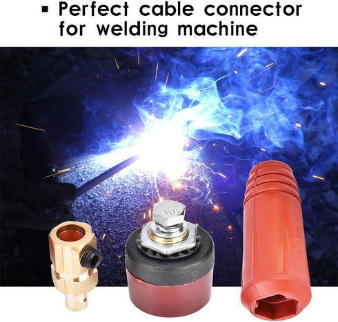 Welding Welding Cable Joint Quick Connector DKJ Series European Style Welding Cable Quick Connector Male Plug and Panel Socket Quick Fitting Adapt...