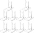 10 Sets Adjustable for angle Acrylic Display Stand for Plate, purses,clutch bags,Pictures, Platter, Book, tableware and stationary,gameboy handhel...