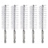 5Pcs Nylon Bore Brush 25mm Dia Cleaning Twisted Wire Brush Tube Pipe Cleaner with Handle 1/4 Inch Hex Shank for Tubes, Ports, Bearings...