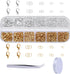 880pcs Open Jump Rings with Lobster Clasps and Tweezers, 4 Sizes Jump Rings Jewelry Findings Kit for Jewelry Repair Keychains and Necklace Making ...