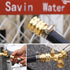 Solid brass Garden Hose Fittings Connectors Adapter Heavy Duty Brass Repair Male to Male, Female faucet leader coupler dual water hose connector (...