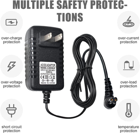 15V Charger for Black and Decker Dustbuster Handheld Vacuum Replacement Charger Power Cord...