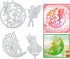 GLOBLELAND Metal Fairy People Cutting Dies Carbon Steel Cutting Dies Stencils for DIY Christmas Birthday Wedding Paper Card Making Craft Decoratio...