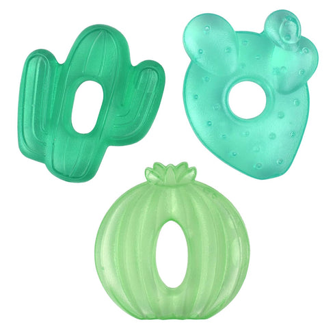 Itzy Ritzy Water-Filled Teethers - Cold Cutie Coolers Textured On Both Sides to Massage Sore Gums & Emerging Teeth - Can Be Chilled in Refrigerato...