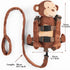 2 in 1 New Monkey Toddler Safety Harness Backpack Children's Walking Leash Strap?Brown?...