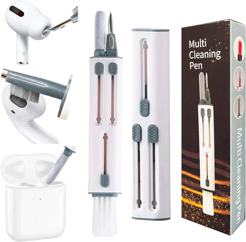 Cleaner Kit Compatible with Airpod Pro 1st 2nd 3rd Generation, Airpods Cleaning Kit and Keyboard Brush Gen 3 2 1, Pen Ear Bud Cleaning Tool for Sa...