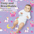 EVERYDAY KIDS 2 Pack Fitted Girls Crib Sheet, 100% Soft Breathable Microfiber, Baby Sheet, Fits Standard Size Crib Mattress 28in x 52in, Nursery S...