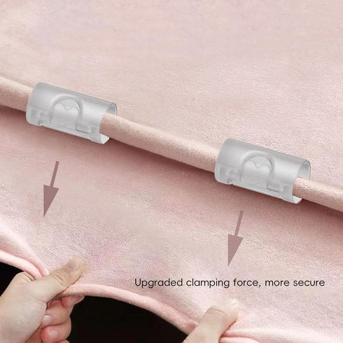 30Pcs Bed Sheet Grippers, Bed Sheet Fasteners Clips, Two-Position Adjustment Bed Sheet Grippers Keeps The Bed Sheet in Place, Bedding Bedroom Home...