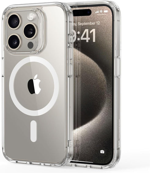 ESR for iPhone 15 Pro Max Case, Compatible with MagSafe, Military-Grade Protection, Yellowing Resistant, Scratch-Resistant Back, Magnetic Phone Ca...