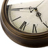 Plumeet Large Metal Wall Clock, 13'' Non Ticking Classic Retro Silent Iron Clocks Decorative Kitchen Living Room Bedroom, Roman Numerals, Battery ...
