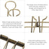 16 Pcs Binder Clips,8 Colors Hollow Design,Paper Binder Clips,Paper Clamps for Office, Home, School(L,1.9 * 2.6in)...
