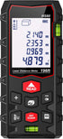 Laser Measure 196ft, Charcity Laser Distance Meter 60M(M/in/F) with 2 Bubble Levels, Mute Function IP54 Waterproof Large LCD Backlit, for Pythagor...