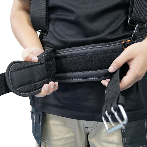 20-222 Heavy Duty Polyester Tool Rig Padded Belt, Black...