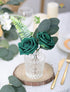 50pcs Artificial Flower?Real Touch Artificial Foam Roses Decoration DIY for Wedding Bridesmaid Bridal Bouquet Centerpieces Party -Army Green...