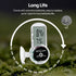 REPTI ZOO Upgraded Reptile Terrarium Thermometer Hygrometer,Digital Pet Temperature and Humidity Gauge with Suction Cup for Reptile Rearing Box Ta...