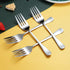 Serving Forks 4 Pieces, Kyraton Serving Fork Cold Meat Fork Stainless Steel Serving Utensils, Serving Set Packing of 4...
