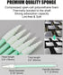 USB C Anti-Lost Dust Plug 5 Pcs Silicone Detachable Adhesive 3.5mm Headphone Jack Protector Cover Dust-Free Foam Cleaning Swab Sticks Compatible w...
