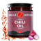 Jungle Kitchen Spicy Crunchy Garlic Chili Oil Vegan & Gluten-Free - Spicy Chili Crisp- Crunchy Garlic Chilli Oil Spicy Great Sauce & Toppings for ...