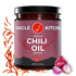 Jungle Kitchen Spicy Crunchy Garlic Chili Oil Vegan & Gluten-Free - Spicy Chili Crisp- Crunchy Garlic Chilli Oil Spicy Great Sauce & Toppings for ...