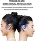 Bluetooth earpiece V5.4 single ear bluetooth headset, with noise cancellation and microphone compatible, talk time of 35 hours bluetooth phone hea...