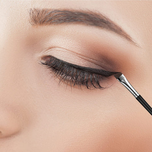JASSINS Fine Eyeliner Brushes,3 PACK Ultra thin Angled Eyeliner Brushes And Eyebrow Brush Set,Women's Quality Gel Eye Liner Makeup Brush,For Newbi...