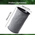 Smilefil Round Reusable Micro Cloth Filter Bags 10QT Vacuum Bags Compatible with ProTeam Part # 100565 - Fits ProTeam Coachvac, Super CoachVac, Me...