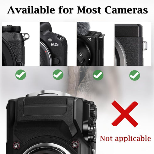 Camera Strap Rope,Camera Neck Strap Shoulder Strap for Fujifilm X100VI X100V XS20 XT5 for A6000 A6100 A6400 A6700 A7IV for Canon EOS R6 R10 for Ni...