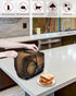 Toaster Cover 2 Slice, Wine Bottle and Fruit Grape with Wooden Barrel Bread Maker Cover Toaster Dust Cover with Pockets, Dust-Proof Cover for Kitc...