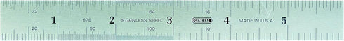 General Tools 678MED Precision 6-Inch Rigid Steel Rule...