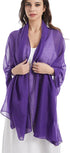 MissShorthair Womens Solid Color Scarfs Long Lightweight Scarf for Women Large Sheer Wrap Shawl...