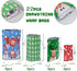 Christmas Gift Bags Assorted Sizes, 22pcs Drawstrings Christmas Bags For Gifts, Presents Wrapping Bags Favor Goody Bags Reusable Plastic Xmas Holi...
