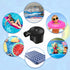 Electric Air Pump, High Power Air Pump Inflator & Deflator Valve with 3 Nozzles, 1.2PSI Pressure Fast Filling Air Pump for Air Mattress, Swimming ...