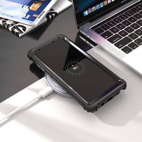 IDweel for Galaxy Note 8 Case, 3 in 1 Shockproof Slim Hybrid Heavy Duty Protection Hard PC Cover Soft Silicone Rugged Bumper Full Body Case for fo...