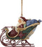 Enesco Jim Shore Heartwood Creek Santa in Sleigh Event Ornament...