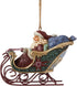 Enesco Jim Shore Heartwood Creek Santa in Sleigh Event Ornament...