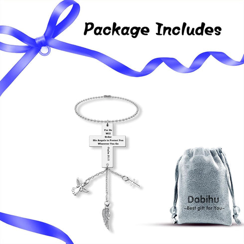 Religious Gift for Christian Christian Hanging Ornament for Car Bible Verse Hanging Ornaments Car Pendant for Home Vehicle Religious Faith Gifts f...