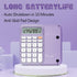 Mechanical Switch Calculator,12 Digits,Large LCD Display,Purple Desktop Calculator Big Buttons,Cute Calculator,Aesthetic calculator for office,sch...