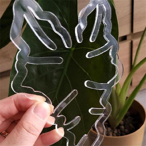 Turtle Shell Bamboo Clamp Set, Reusable Clear Plastic Plant Stem Support Holder, Plant Retaining Support for Outdoor and Indoor Plants, Including ...
