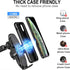 Wireless Car Charger Mount,15W Qi Fast Charging Auto-Clamping Car Phone Holder, Air Vent Windshield Dashboard Car Phone Mount for iPhone 13/12/11/...