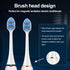 FXQQZZ A2 Electric Toothbrush Replacement Brush Heads, Wide Toothbrush Head I Shape, Large Size, 4 Pack...