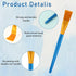 6Pcs Acrylic Paint Brushes Flat Paint Brushes for Acrylic Painting 1 inch Watercolor Acrylic Paint Brush Synthetic Nylon Oil Painting Brushes for ...