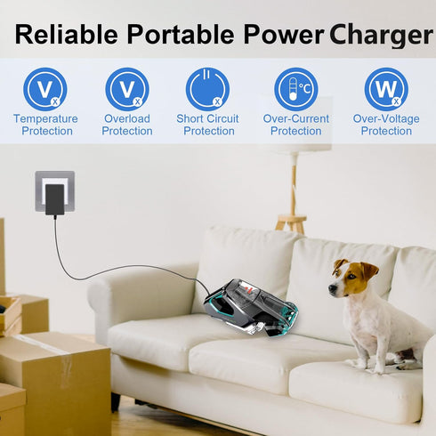 10V Charger for Bissell 2837 2842 2846 2877 Pet Stain Removal Vacuum Cleaner Powerbrush Plus Portable Carpet Cleaner 1624554 Handheld Portable Vac...