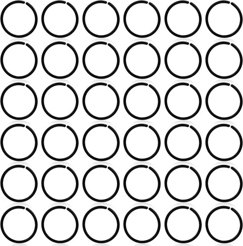 Kridzisw 22G Clear Plastic Nose Rings Hoop Piercing Retainer for Surgery Acrylic Flexible Hypoallergenic Tragus Cartilage Helix Daith Rook Earring...