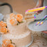 Engraved Wedding Cake Cutting Set with Forks, Elegant Cake Knife and Server with Thickened Stainless Steel Rounded Edges, Cutter Pie Spatula Birth...