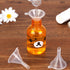 JOHOUSE 50PCS Small Funnels for Filling Small Bottles, Mini Clear Plastic Funnel for Sand Art, Lab Bottles, Perfumes, Essential Oils, Ink, Spices,...