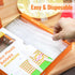 Disposable Plastic Knives Clear, Pack of 50 Individually Wrapped...
