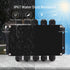 ABS IP67 Waterproof Dustproof Electrical Junction Box, with 15A 600V Barrier Terminal Cable Connector, 5 in/5 Out Power Junction Box?6.22 * 3.54 *...