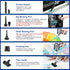 WADEO Handheld Vacuum, Cordless High Power 15000PA, 3in1 Blower, Brushless Motor, Mini Vacuum for Home, Pet & Office, Silver, Handheld Vacuum Clea...