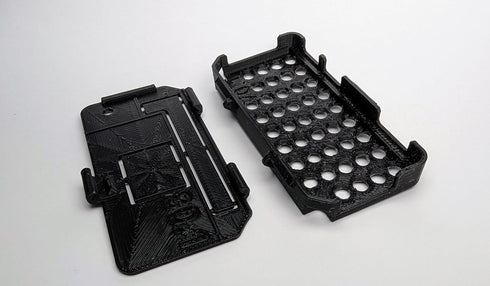 Compact Raspberry Pi Zero Protective Case (Black Carbon Fiber Look)...